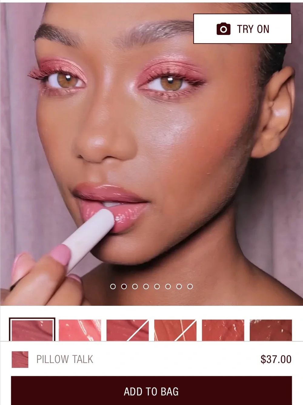 Charlotte Tilbury Hyaluronic Happikiss LipstickBalm/Lip Liner Set - Pillow talk